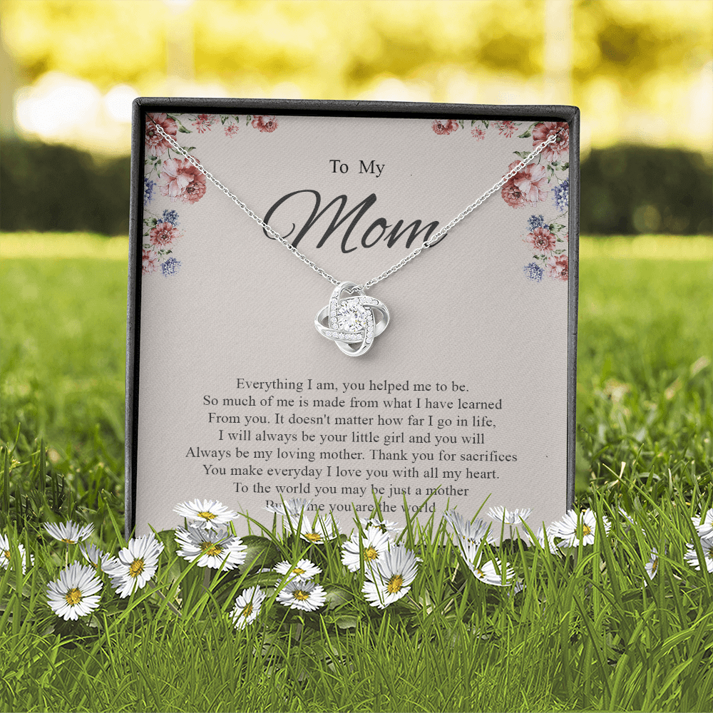 To My Mom You Are The World To Me Necklace SO81