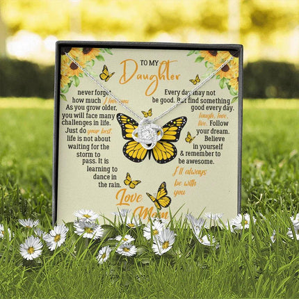To My Daughter - Never Forget How Much I Love You - Necklace SO121T - Charming Present