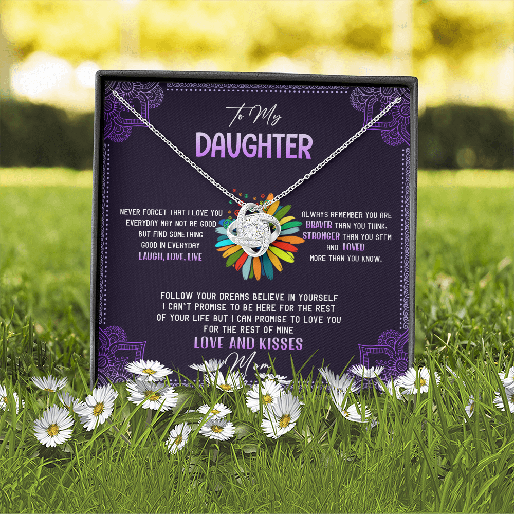 To My Daughter - Never Forget That I Love You - Hippie Necklace SO114T