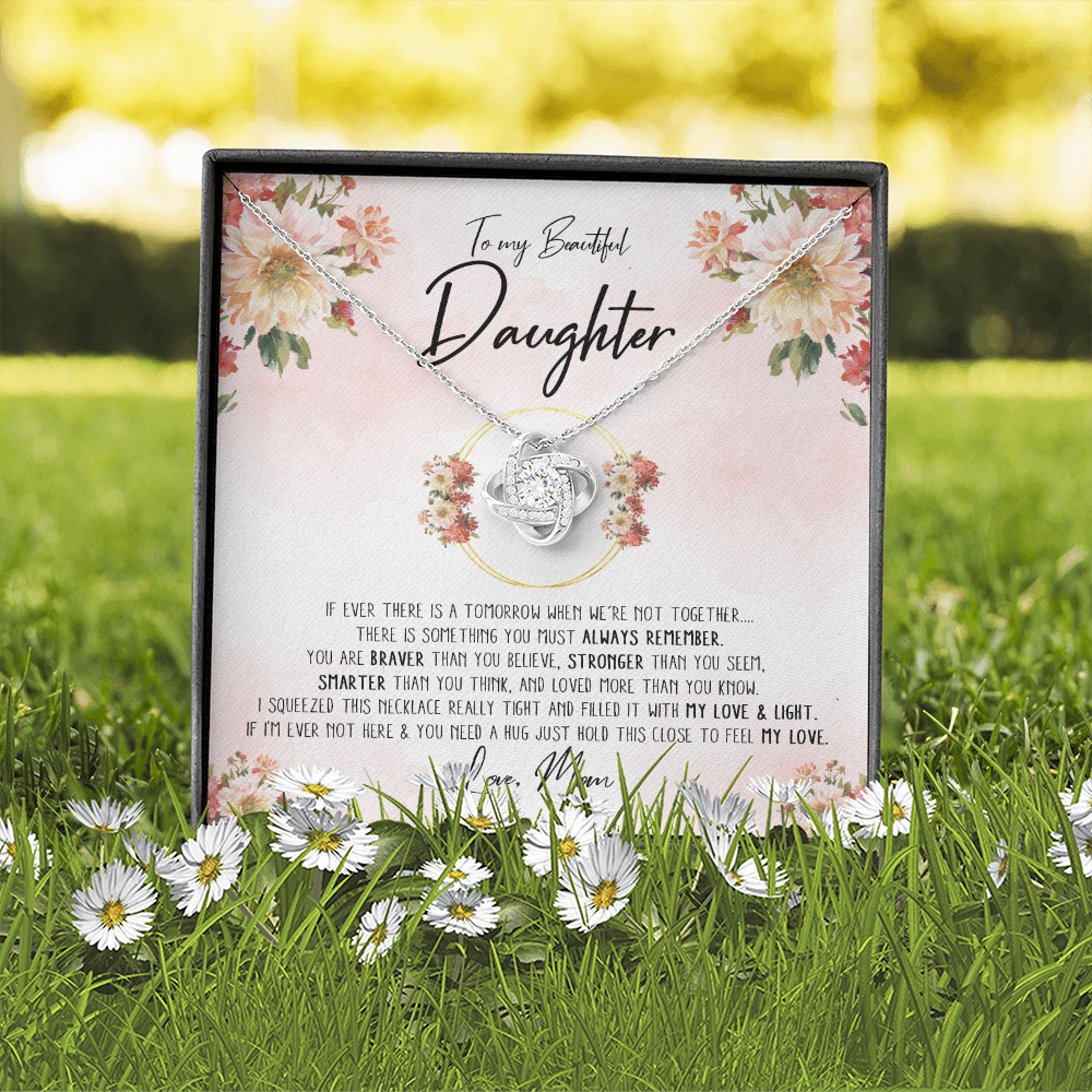 To My Beautiful Daughter - You Are Smarter Than You Think - Necklace SO85