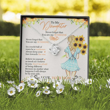 To My Daughter - You Are My Sunshine - Necklace SO137T - Charming Present