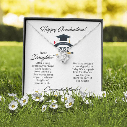 To My Daughter - Happy Graduation - Necklace SO110T - Charming Present