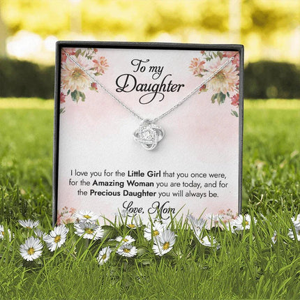 To My Daughter - I Love You For The Little Girl - Necklace SO83 - Charming Present