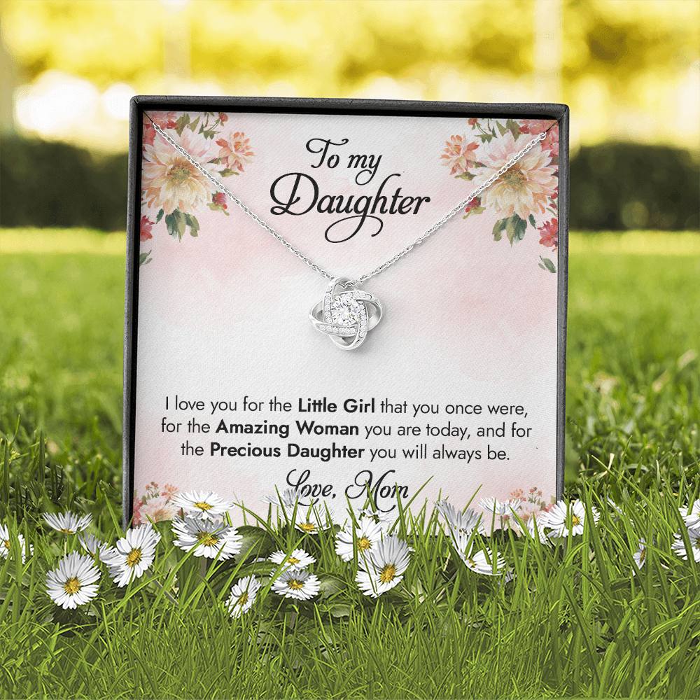 To My Daughter - I Love You For The Little Girl - Necklace SO83
