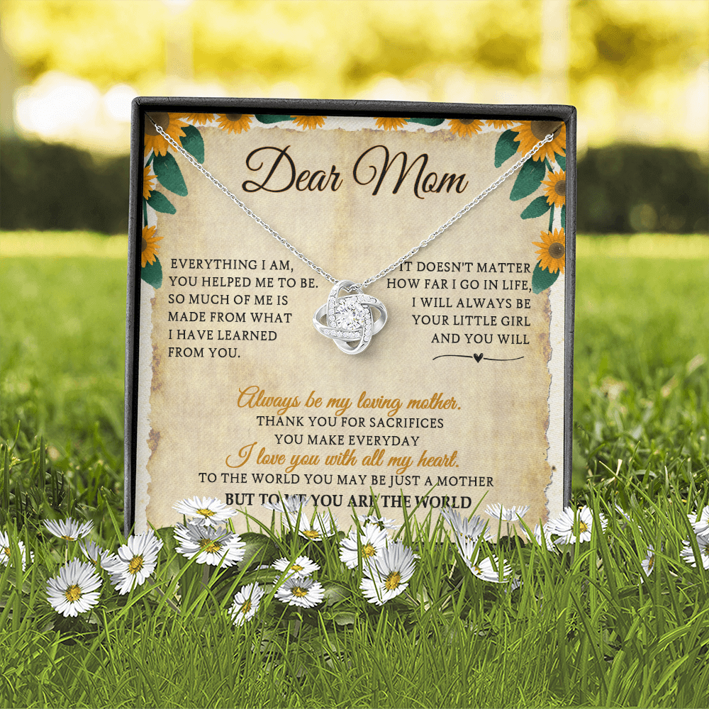 Dear Mom I Will Always Be Your Little Girl - Necklace SO28V