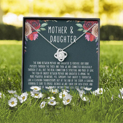 Mother's Day Gift - The Bond Between Mother And Daughter Is Forever - Necklace SO16T - Charming Present
