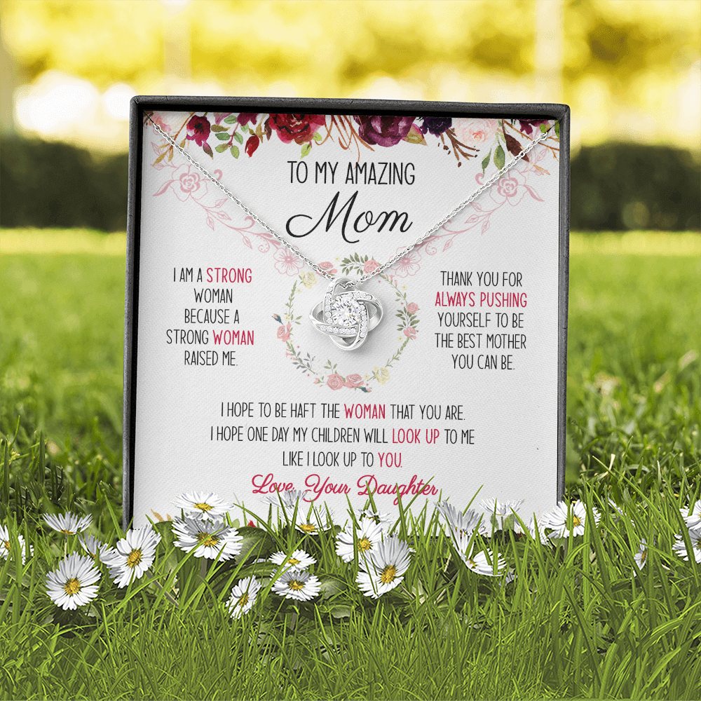 To My Amazing Mom You're The Best Mom Ever Necklace SO51V1