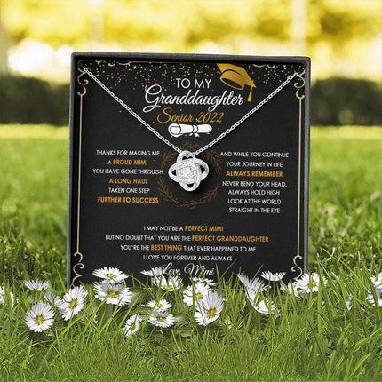To My Granddaughter From MIMI - Senior 2022 - Necklace SO63V2 - Charming Present