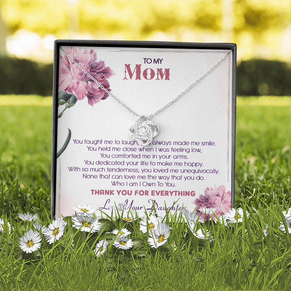 To My Mom Thank You For Loving Me Unconditionally - Necklace SO29T