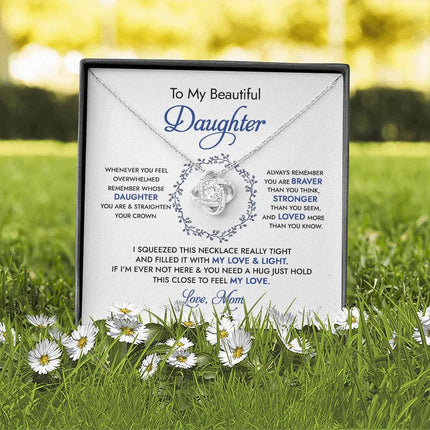 To My Beautiful Daughter - Always Remember - Necklace SO67 - Charming Present