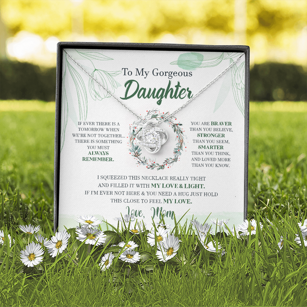 To My Gorgeous Daughter - You Are Stronger Than You Think - Necklace SO19T