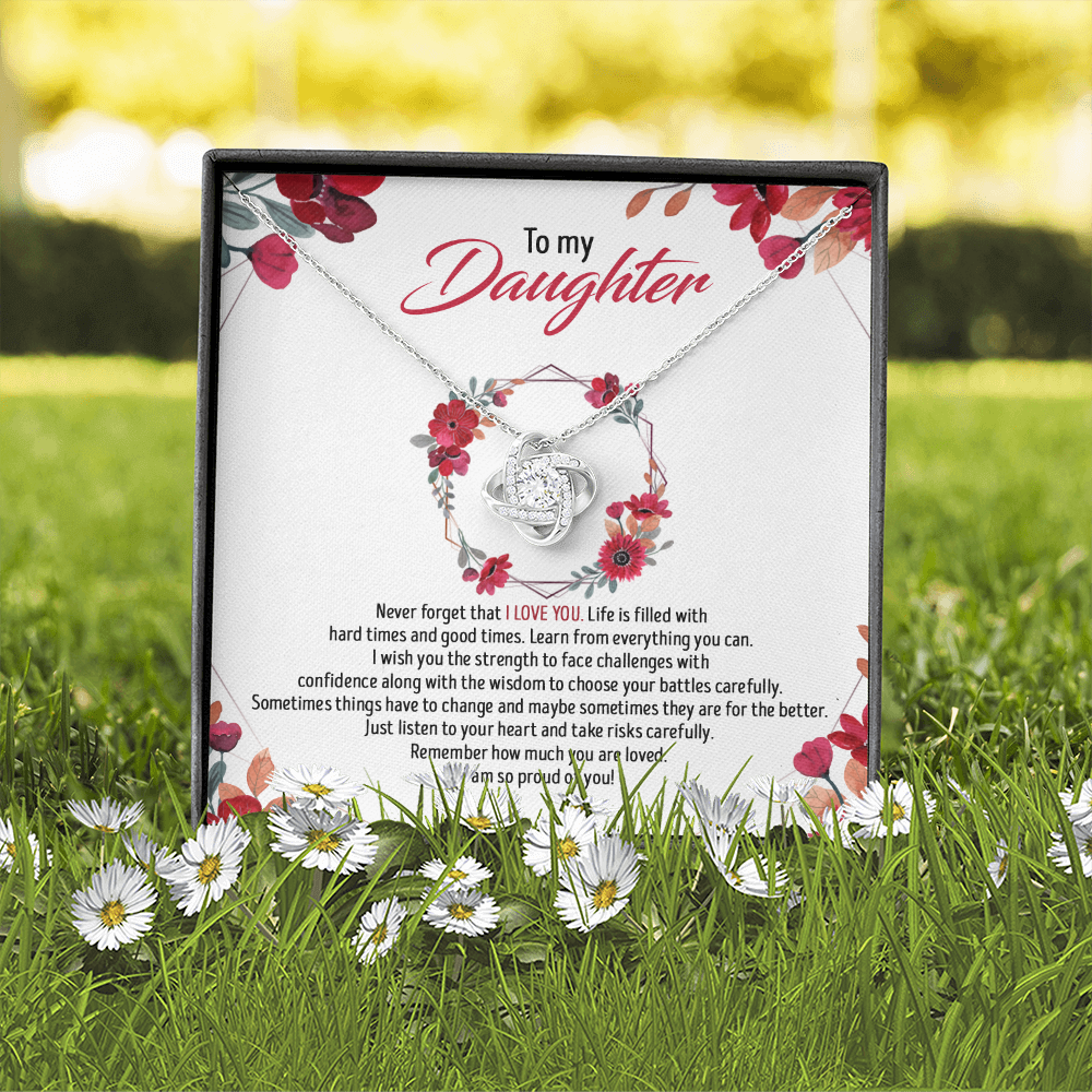 To My Daughter - Remember How Much You Are Loved - Necklace SO82T