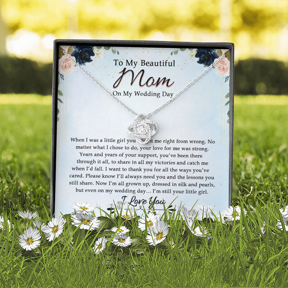 To My Beautiful Mom On My Wedding Day - Necklace SO17V