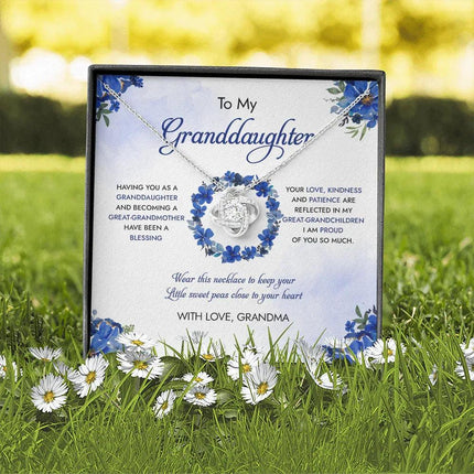 To My Granddaughter - I Am Proud Of You So Much - Necklace SO97 - Charming Present