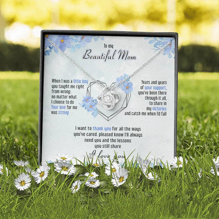 To My Mom I Just Want To Say Thank You - Necklace SO46T - Charming Present