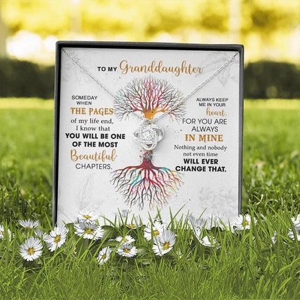 To My Granddaughter - You Are Always In Mine - Necklace DR11 - Charming Present
