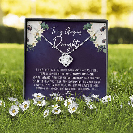 To My Gorgeous Daughter - You Are Braver Than You Believe - Necklace SO75 - Charming Present