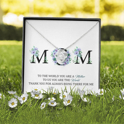 MOM - Thank You For Always Being There For Me - Necklace SO89T - Charming Present