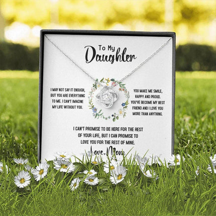 To My Daughter - Love You For The Rest Of Mine - Necklace SO141T - Charming Present