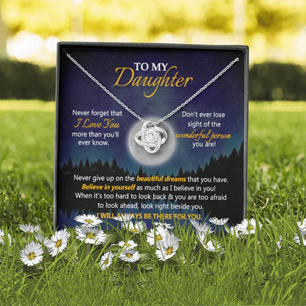 To My Daughter - Believe In Yourself As I Believe In You - Necklace SO77V - Charming Present