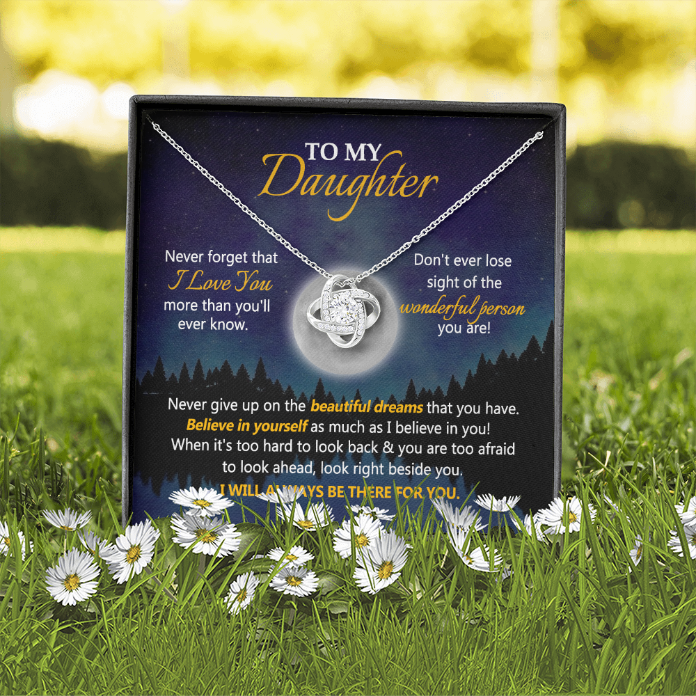 To My Daughter - Believe In Yourself As I Believe In You - Necklace SO77V