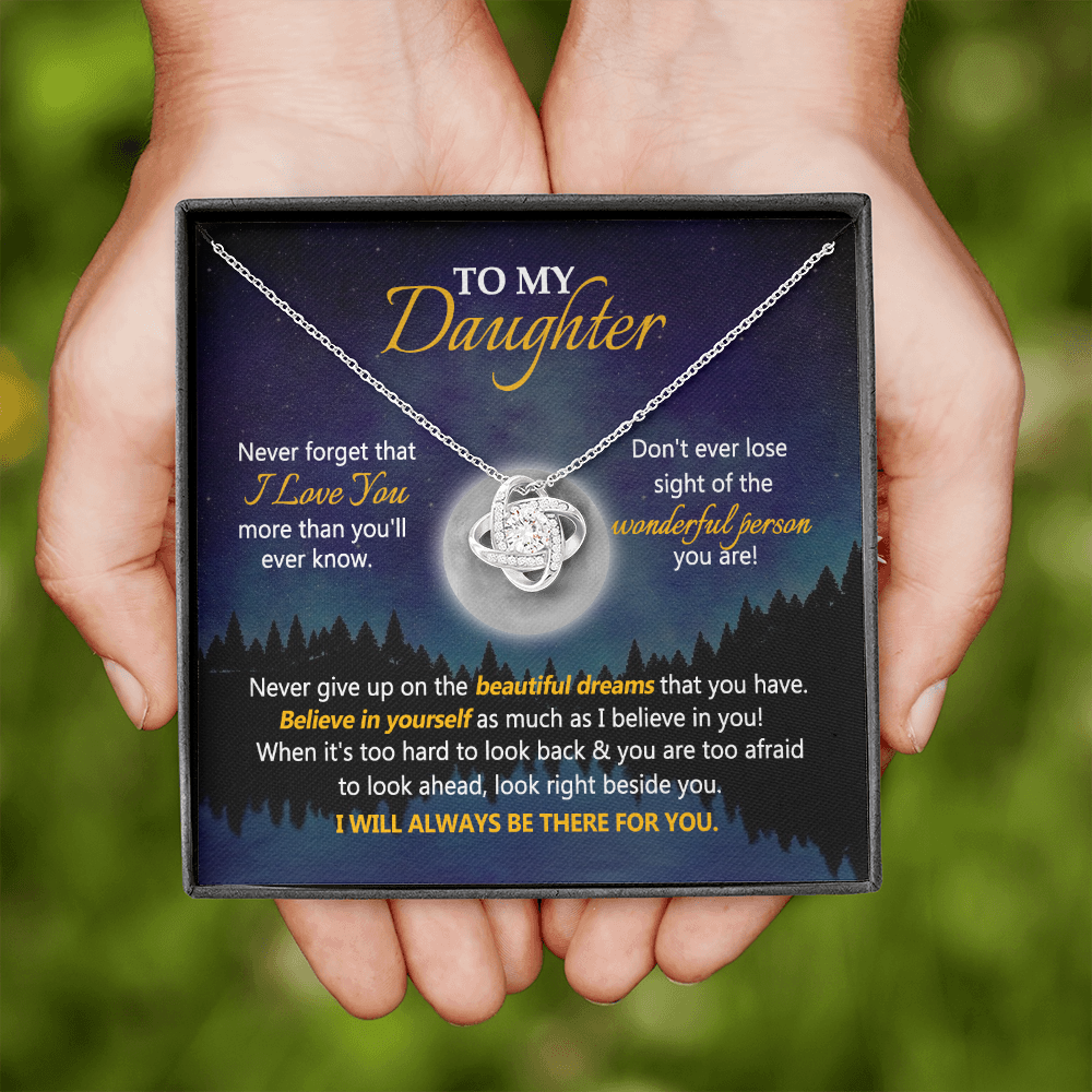 To My Daughter - Believe In Yourself As I Believe In You - Necklace SO77V