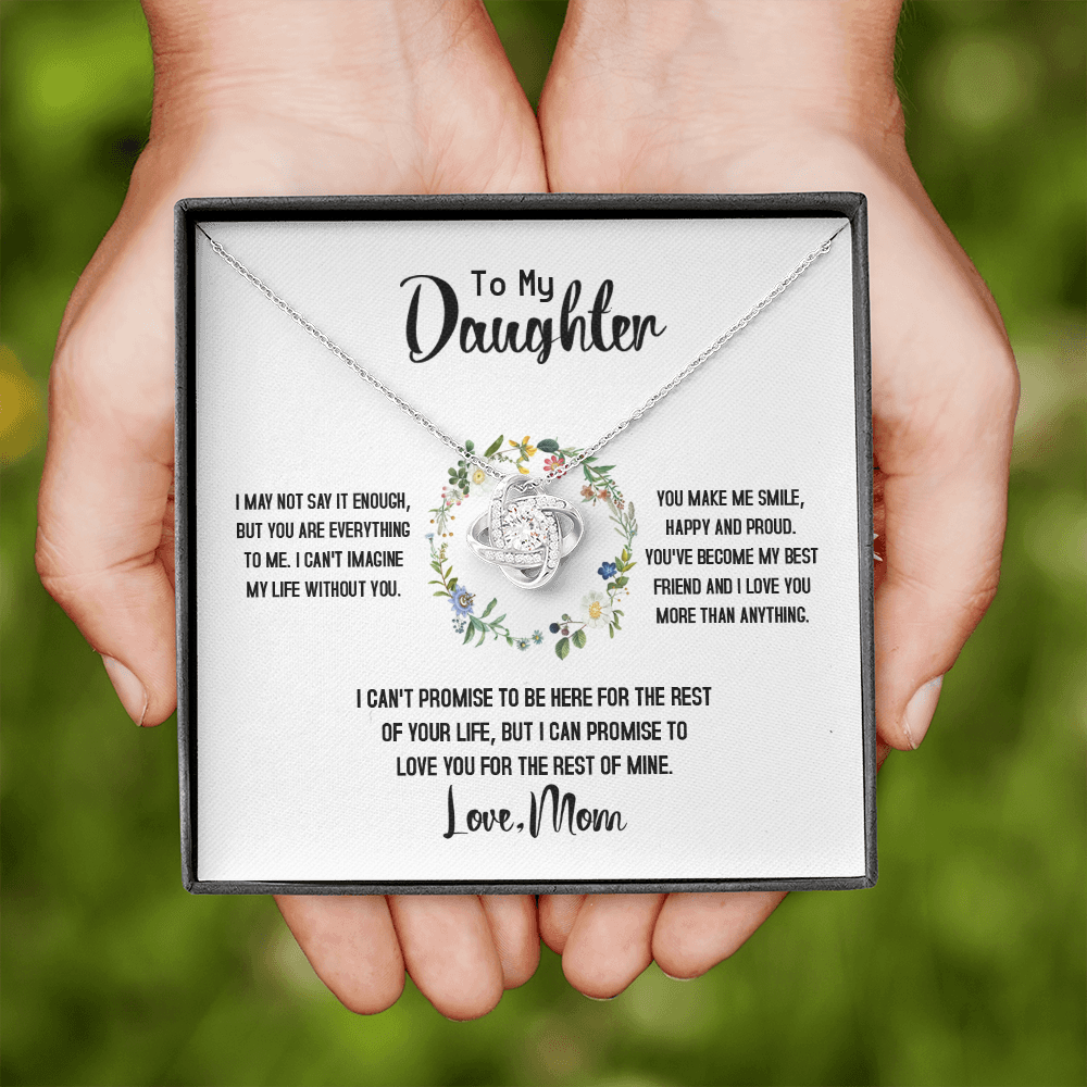 To My Daughter - Love You For The Rest Of Mine - Necklace SO141T