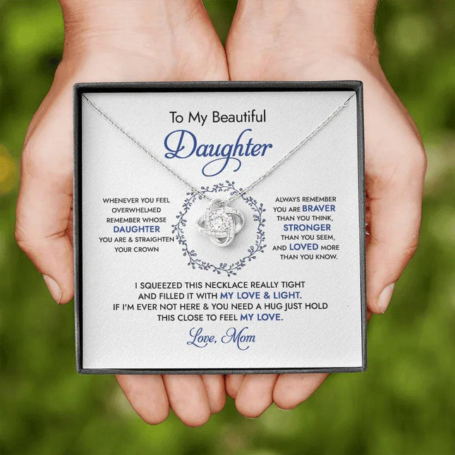 To My Beautiful Daughter - Always Remember - Necklace SO67 - Charming Present