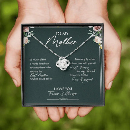 To My Mother - Thank You For Your Love And Support - Necklace SO13V - Charming Present