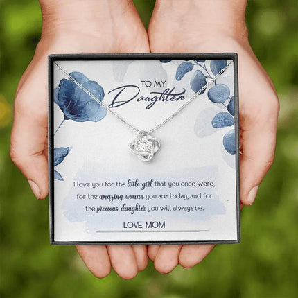 To My Daughter - I Love You For The Little Girl - Necklace SO01T - Charming Present