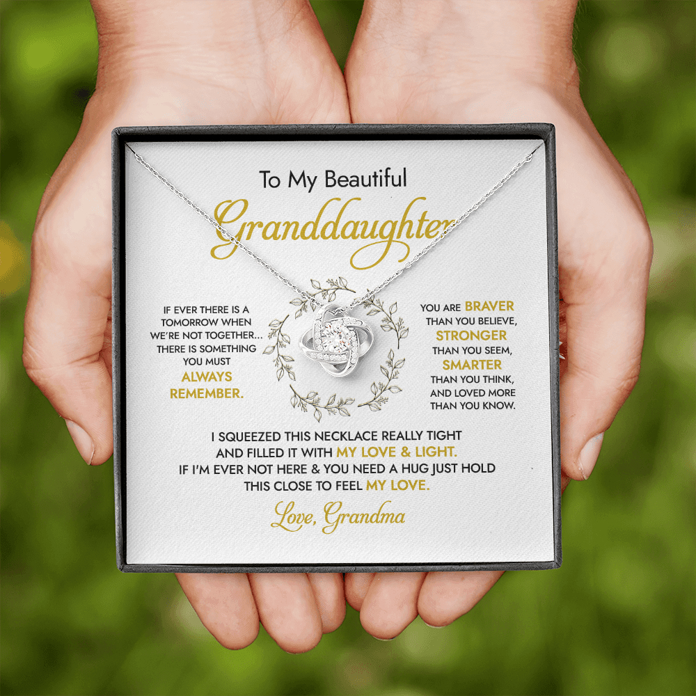 To my Beautiful Granddaughter - You Mean To Me - Necklace SO50v1