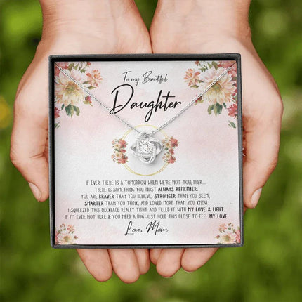To My Beautiful Daughter - You Are Smarter Than You Think - Necklace SO85 - Charming Present