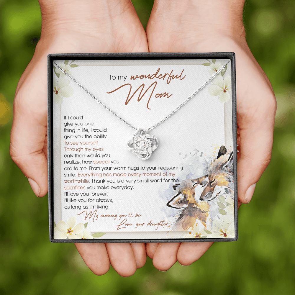 To My Wonderful Mom - I&#39;ll Love You Forever - Necklace SO50T