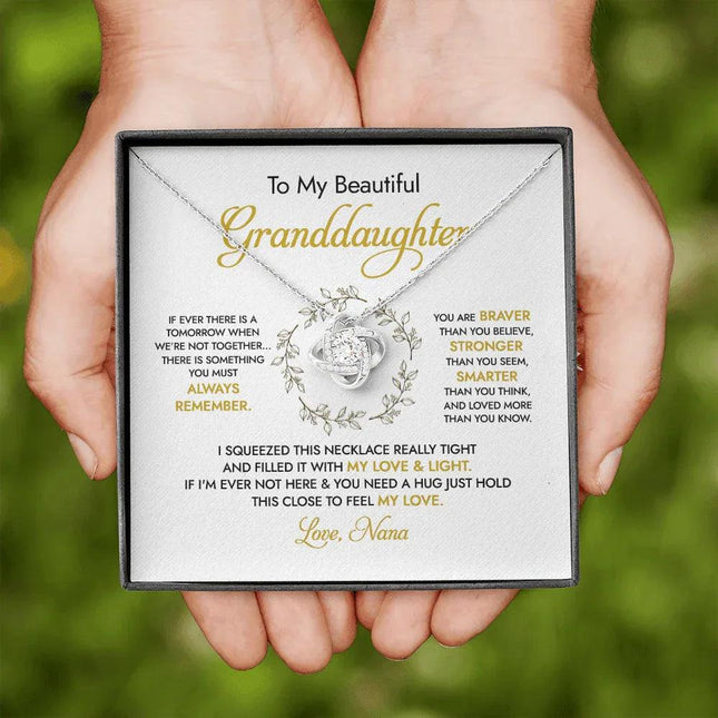 To my Beautiful Granddaughter - You Mean To Me - Necklace SO50v1.2 - Charming Present
