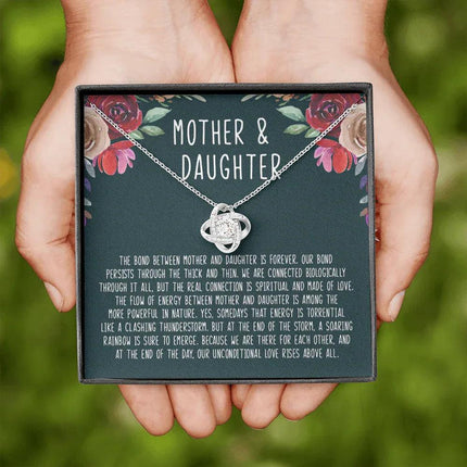 Mother's Day Gift - The Bond Between Mother And Daughter Is Forever - Necklace SO16T - Charming Present