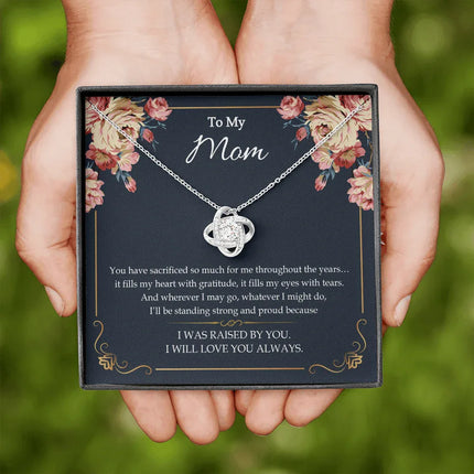 To My Mom - I Will Love You Always - Necklace SO55V - Charming Present