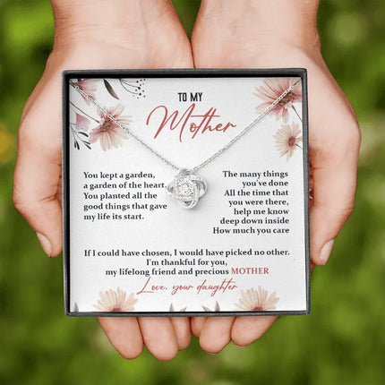 To My Mother - I Am Thankful For You - Necklace SO116T - Charming Present