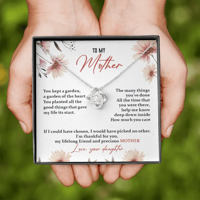 To My Mother - I Am Thankful For You - Necklace SO116T - Charming Present