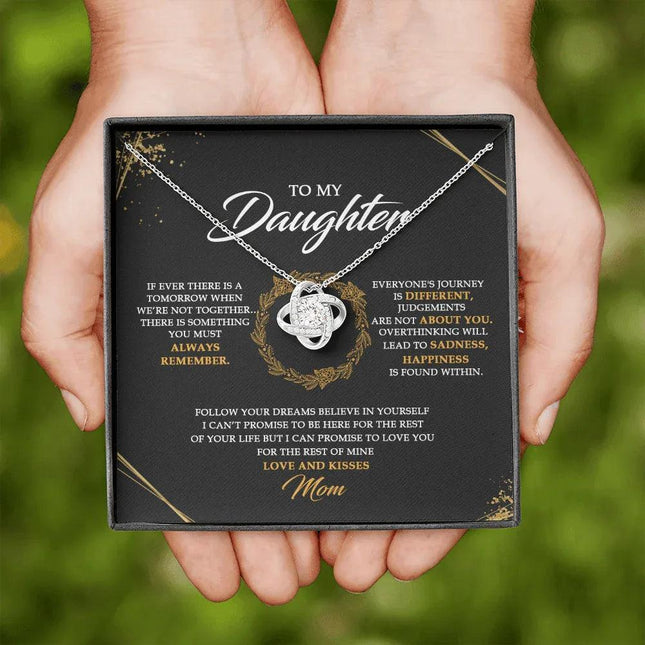 To My Daughter - Never Forget That I Love You - Necklace SO31V - Charming Present