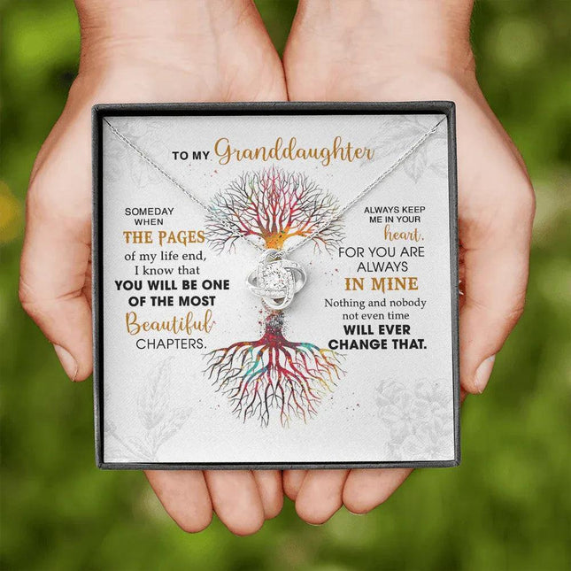 To My Granddaughter - You Are Always In Mine - Necklace DR11 - Charming Present