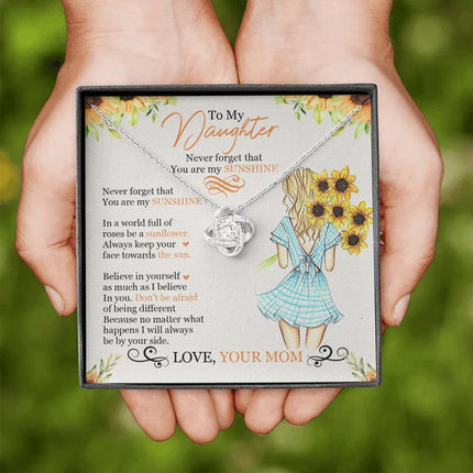 To My Daughter - You Are My Sunshine - Necklace SO137T - Charming Present