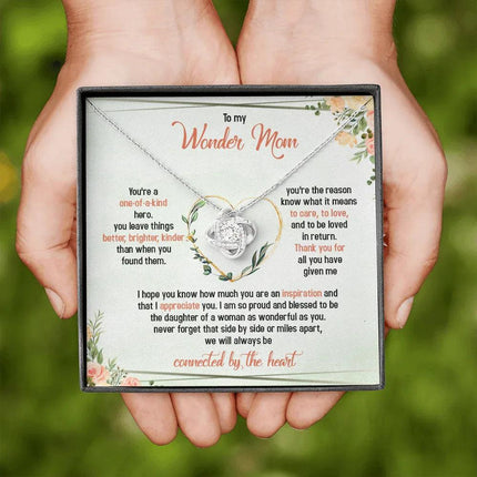 To My Wonder Mom You're One Of A Kind - Necklace SO45T - Charming Present