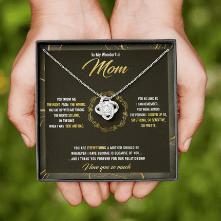To The Best Mom - The Person I Looked Up To - Necklace SO41T - Charming Present