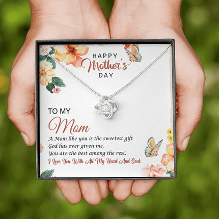 To My Mom - Happy Mother's Day - Necklace SO67V - Charming Present