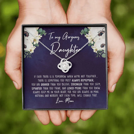 To My Gorgeous Daughter - You Are Braver Than You Believe - Necklace SO75 - Charming Present