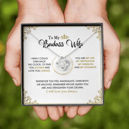 To My Badass Wife - You Are My Life - Necklace SO145V - Charming Present