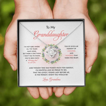 To My Granddaughter You've Been Such A Shining Star - Necklace SO93 - Charming Present