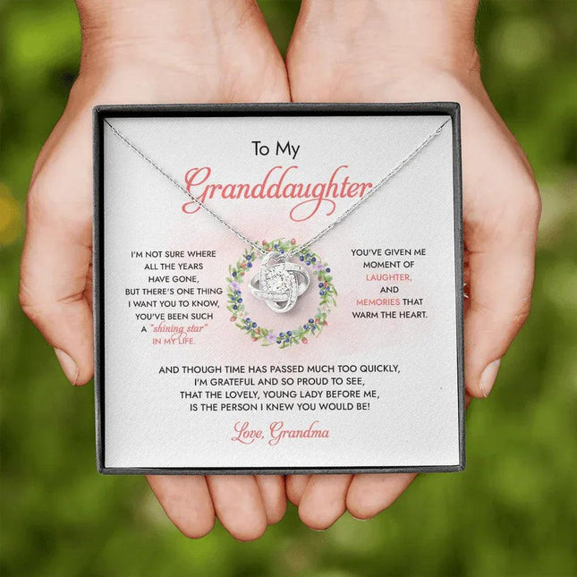 To My Granddaughter You've Been Such A Shining Star - Necklace SO93 - Charming Present