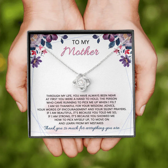 To My Mother - Thank You So Much For EveryThing You Are - Necklace SO70V - Charming Present