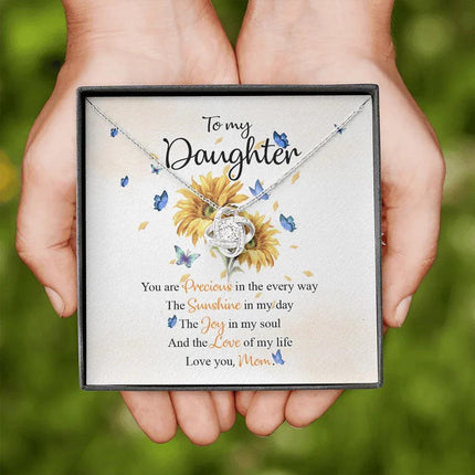 To My Daughter You're The Love Of My Life Necklace SO70 - Charming Present